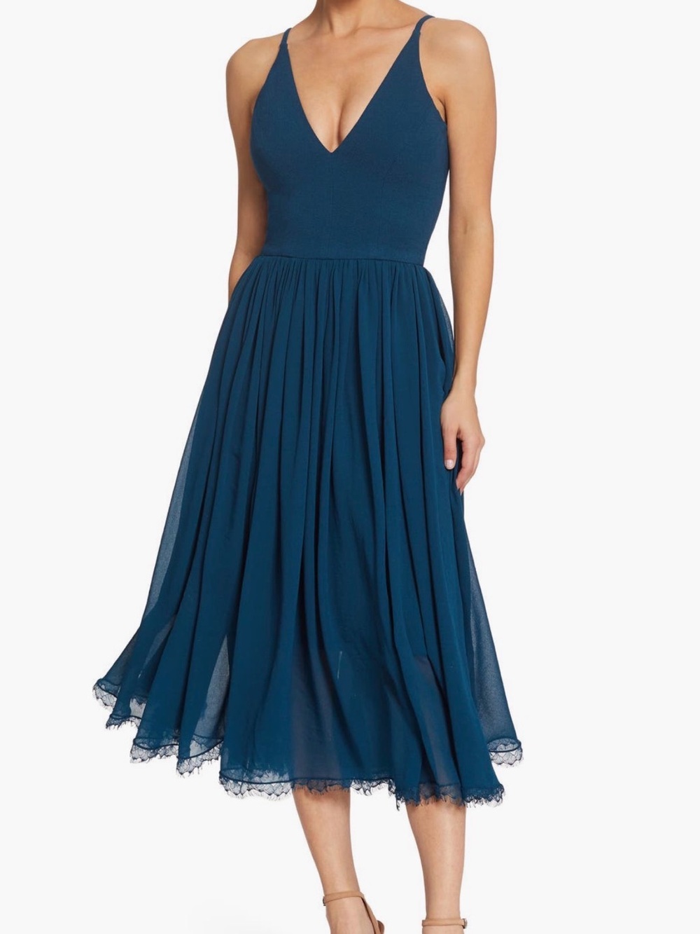 NWT Dress the Population Alicia Mixed Media Dress XXL